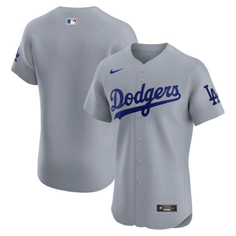 los angeles dodgers nike alternate replica team jersey - gray|LA Dodgers Apparel & Gear. Nike.com.